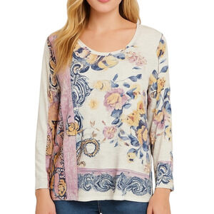 04. WOMENS CHICO’S 2/L DETAIL TOP